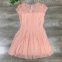 Attachments R series RCOW42602M summer 2021 New elegant female lace pleated lady dress