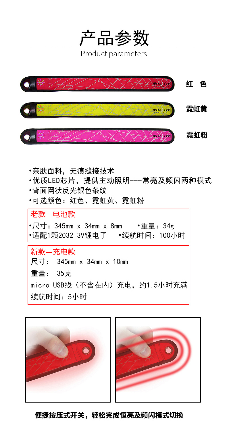 防身小物件：NiteIze TGL-10-R3 夜跑户外安全灯 55.5元包邮（电池款） 买手党-买手聚集的地方