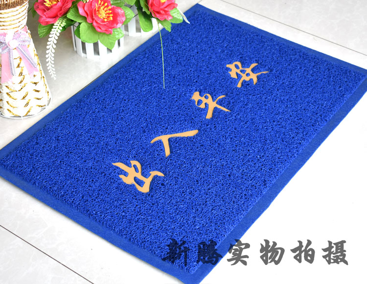 Màu xanh cửa ra vào nhà thảm cửa truy cập an ninh cửa nhựa mat chào mừng chào đón thảm đỏ thảm lót sàn phòng ngủ