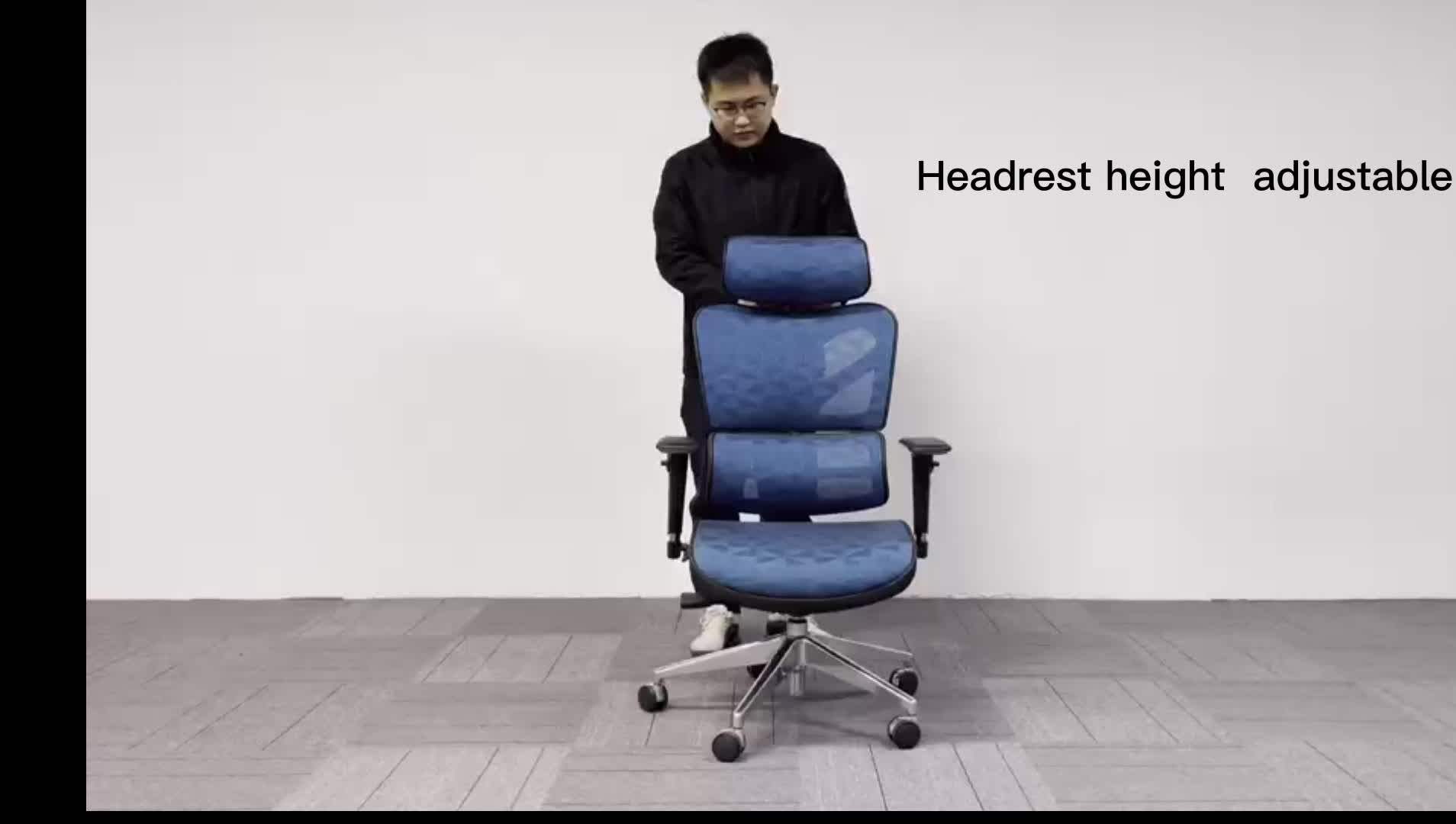 JNS701 Commercial Furniture Swivel Adjustable Mesh Ergonomic Computer  Office Chair for Office Furniture