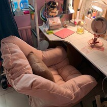 Lazy sofa single sofa chair student dormitory computer chair comfortable leisure bedroom backrest increase thick recliner