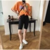 Khoảnh khắc quần legging 5 điểm hợp mốt yoga nữ 2019 hè mới eo cao co giãn bó sát quần thủy - Quần tây thường quần dài nữ Quần tây thường