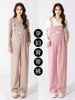 Maternity Overalls Set for Autumn and Winter, Fleece-Lined and Thickened, Suitable for Wearing Outside, Maternity Pants for Petite Women during Pregnancy, Wide-Leg Long Pants for Winter