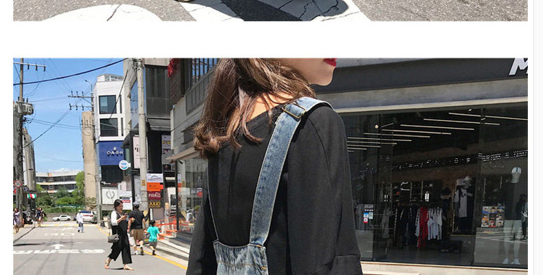 Брюки для беременных 孕妇背带裤套装春秋款2024新款外穿牛仔裤春季孕妇裤子长裤女春装