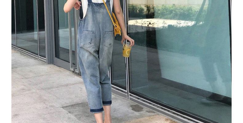 Брюки для беременных 孕妇背带裤套装春秋款2024新款外穿牛仔裤春季孕妇裤子长裤女春装