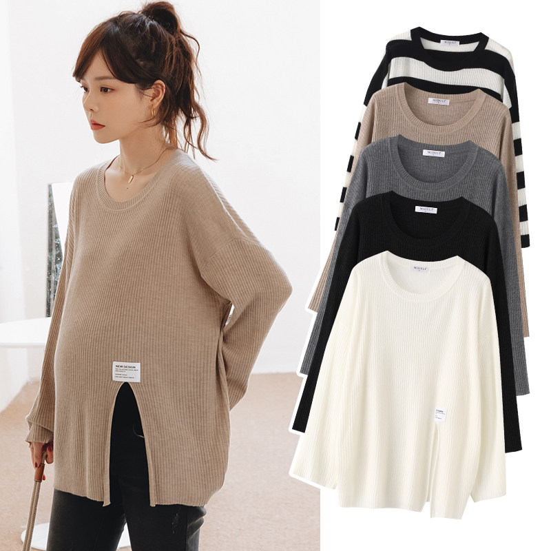 Pregnancy Woman Dress Spring Dress Blouse Spring Autumn style sweater Spring Fashion style Knitted Undershirt Fashion style jacket