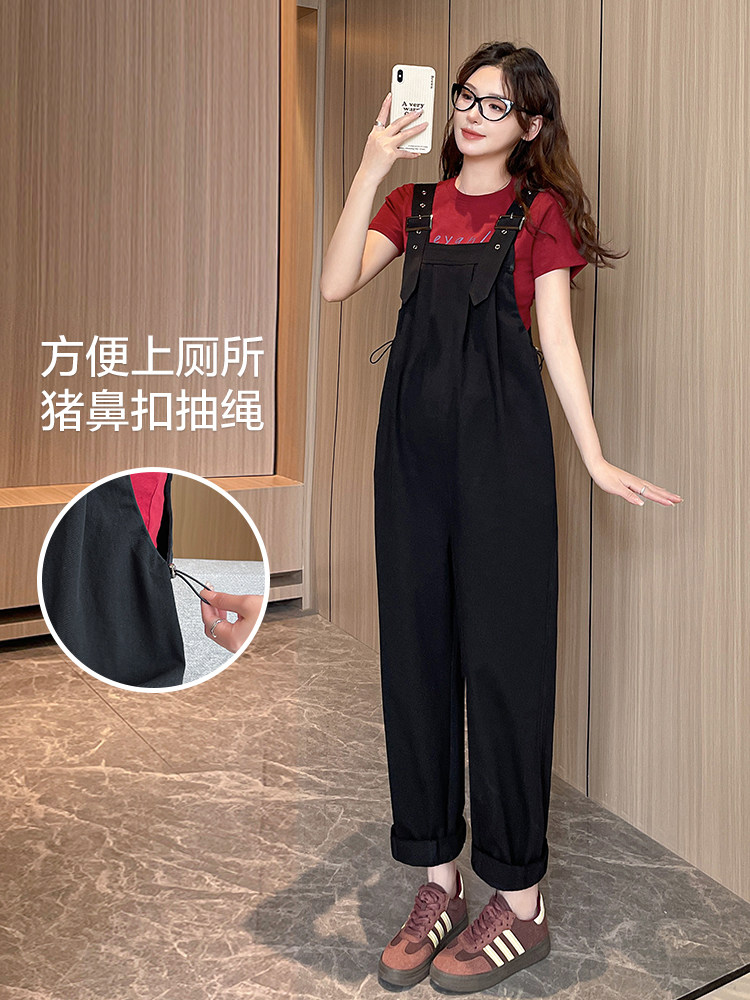 Maternity Overalls for Autumn and Winter 2025, New Maternity Pants That Don'T Tighten the Belly, Winter Long Pants Set for Petite Women