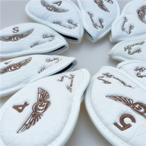 Imported Korea CG classic plaid iron sleeve golf rod cover golf Rod head cover