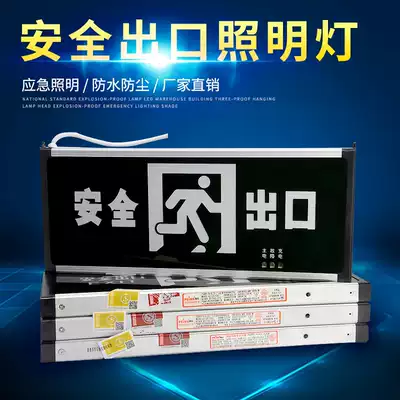 New national standard Fire safety exit emergency lighting led plug-in indicator Evacuation corridor channel sign light sign