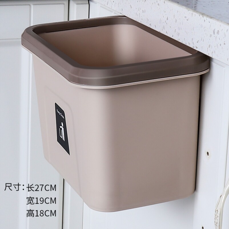 Universal Table Side Minimalist Foldable Plastic Hanging Accessories Vegetable Peel Wall-mounted Ins Kitchen Trash Can Hanging Light Lavish-Taobao