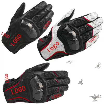 2020 locomotive riding motorcycle racing gloves Tai Chi 390 rs Road perforated carbon fiber anti-Fall men and women