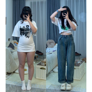 Зуны жинсэн өмд, лийр хэлбэртэй биетэй, размер, өндөр бэлхүүстэй, сул загвартай