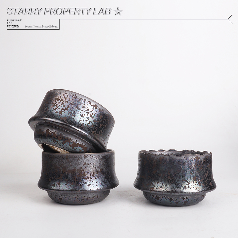 103 Handmade Ceramic Turtle Shell Dragon Huibi Xiao Big Black Ivory Palace Trendy Plant Flower Pot Srl Flower Pot
