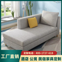 Hotel apartment Bed and breakfast Chaise sofa rental house Furniture Hotel bed full set of custom single room Standard room full set