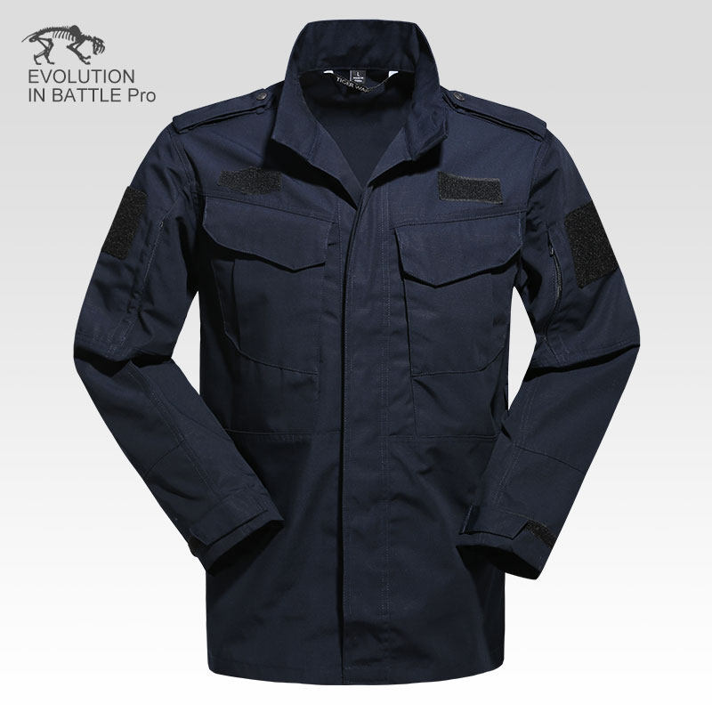 2017 hidden cyan instructor uniforms on duty in Mengfu Camp, jacket for outdoor wear in jacket jacket