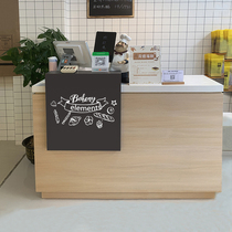 Nordic simple cashier counter Net red water bar Clothing store Cake dessert shop front desk reception desk