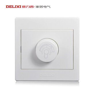 Delixi 86 type switch socket CD210 series one dimmer switch panel