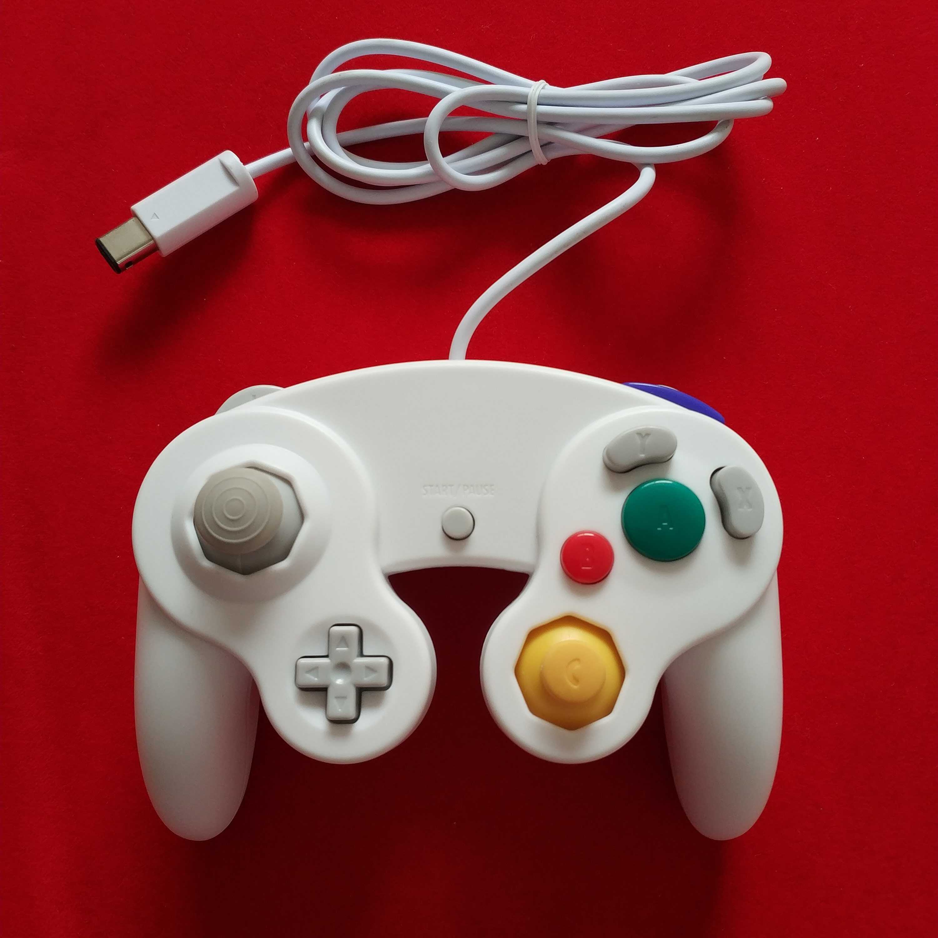 Brand new NGC controller white domestic band vibration support Wii play GC games and emulator VC virtual machine GAME