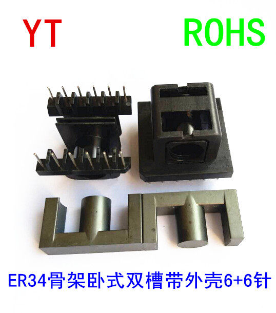 ER34 Transformer core skeleton Horizontal double sink 6 6 YT-3404