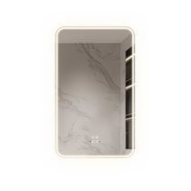 Bathroom mirror wall-mounted bathroom smart mirror wall-mounted vertical square bathroom led with light anti-fog bathroom mirror