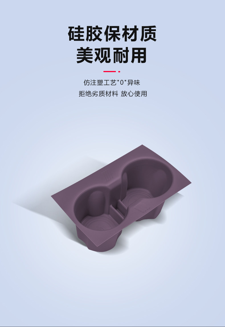 Suitable for Tesla's New Model 3/Y/Yl Center Console Dashboard Foggy Purple Interior Film Modification Accessories