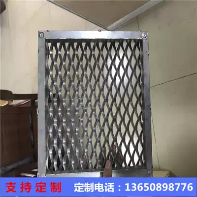 Rhomboid mesh fence balcony protective mesh aluminum alloy mesh decoration diamond mesh aluminum mesh door and window anti-theft protective net