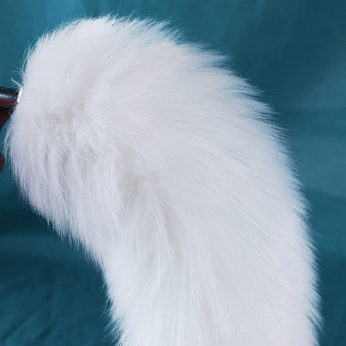 Мистерия -стиль анальная заглушка -хвост хвоста на заднем дворе на заднем дворе плюс стимул хризантема для ношения супер длинных женских продуктов