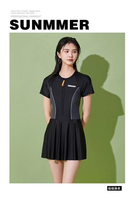 bộ đồ bơi nữ kín Đồ bơi nữ 2023 mới một mảnh thể thao bảo thủ bơi lội dành cho người mới bắt đầu tập luyện chuyên nghiệp Đồ bơi cao cấp đồ bơi cho nữ áo bơi nữ đẹp