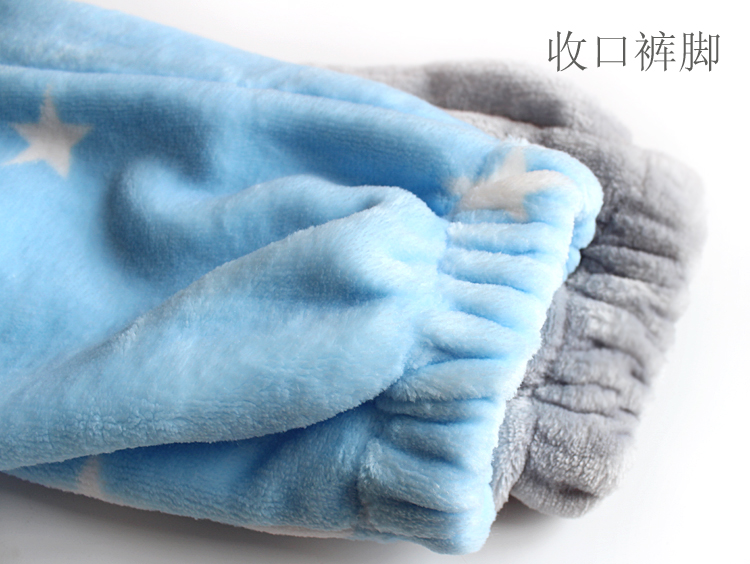 Mùa đông không thể tách rời quần ~ mùa thu và mùa đông Các cặp vợ chồng flannel nhà quần dày ấm ngủ quần ấm quần tất nam