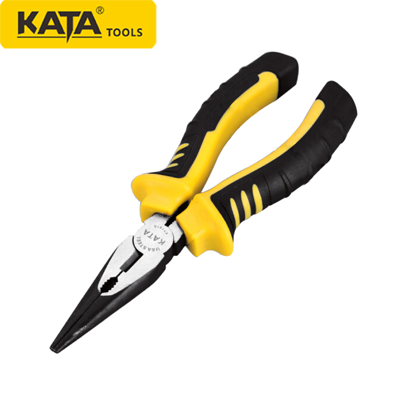 Kaida (KATA) pliers needle-nose pliers 6-inch needle-nose pliers tip-nose pliers electrician pliers black and rust-proof KT1816