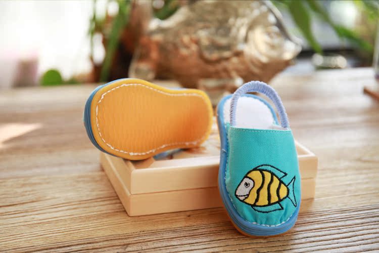 Chaussons enfants en coton pour Toute saison - semelle tendon - Ref 987265 Image 11