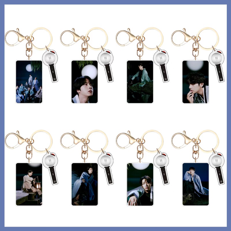Bts Acrylic Keychain New Mid-Autumn Festival Series Bag Pendant Celebrity Merchandise