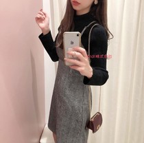 Autumn and winter new single fried beautiful good material Japanese sweet temperament back strap suspender skirt dress