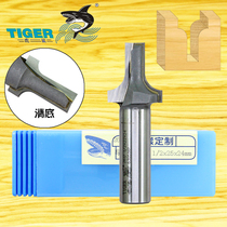 Tiger shark guide rounded knife 2612 woodworking milling cutter Cutting rounded one knife Cabinet door edge chamfering cutting knife