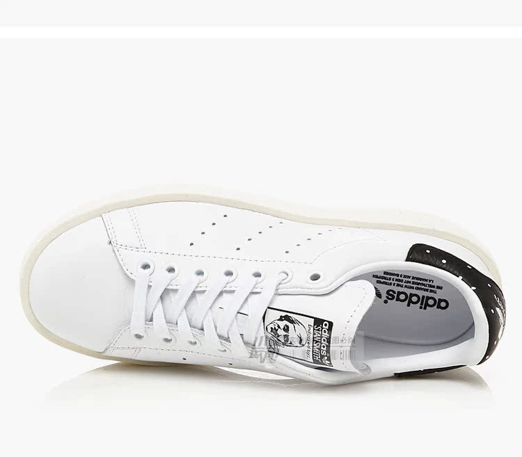 Xiao Cui Sports Adidas Cỏ ba lá Stan Smith Dày Blacktail Tăng giày thông thường BA7771 - Dép / giày thường giày thể thao nữ đẹp