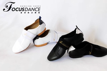 FocusDance Hong Kong Focus Dance Shoes Flagship Teacher Shoes New Flat Bottom Cowhide Large Logo Latin Modern
