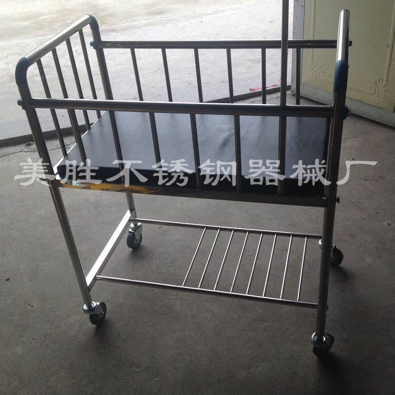 Eco-friendly Crib Stainless Steel Children's Bed Baby Bed Medical Baby Stroller Bed Newborn Cradle home bb