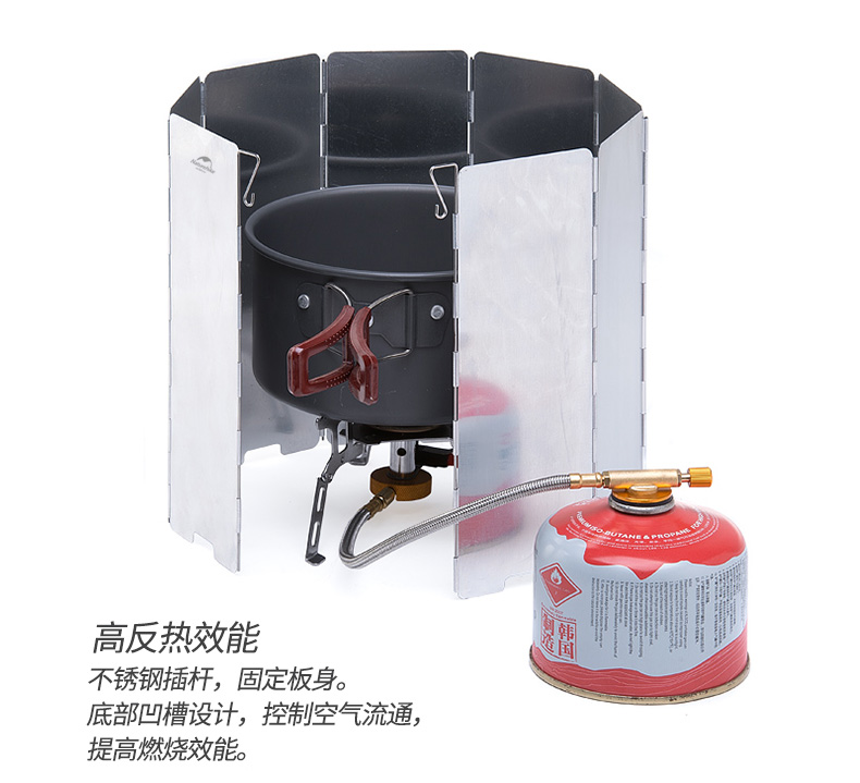 NH bộ cầm tay 2-3 người cắm trại ngoài trời nồi nấu nướng dã ngoại cắm trại di dụng cụ nấu đồ dã ngoại chảo và thiết bị giường ngủ đẹp