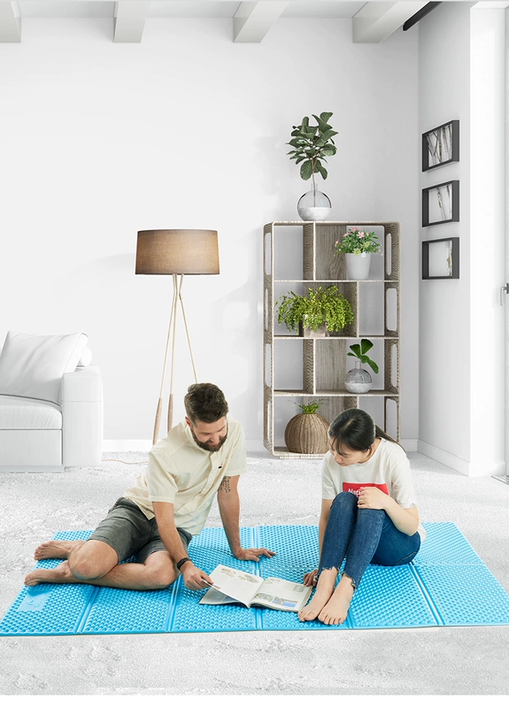NH ngoài trời trứng tổ ẩm pad dày lên đôi lều sàn mat ngủ pad cắm trại gấp nap máng trứng pad - Thảm chống ẩm / Mat / Gối