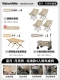 [4 -Pperson Push Table и стул] Стандартный рок -песок*4+120 Алюминиевый стол+корзина
