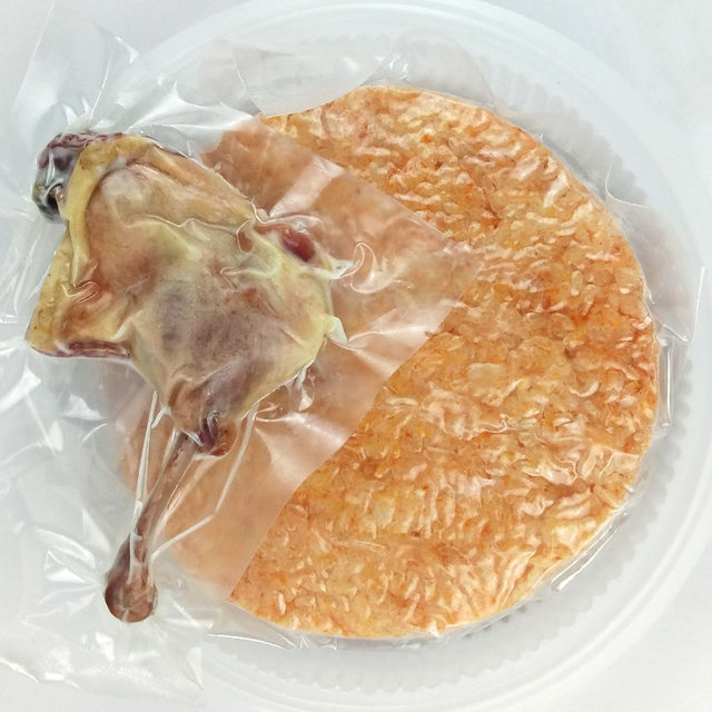 Cured Meat Glutinous Rice Cake 500G/Box, Grandma's Lane Salted Duck Leg Glutinous Rice Cake, Specialty Cured Meat Cake, 2 Boxes