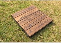 Outdoor anti-corrosion wood flooring outdoor courtyard bathroom sauna room splicing and solid wood mat transformation waterproof wood board
