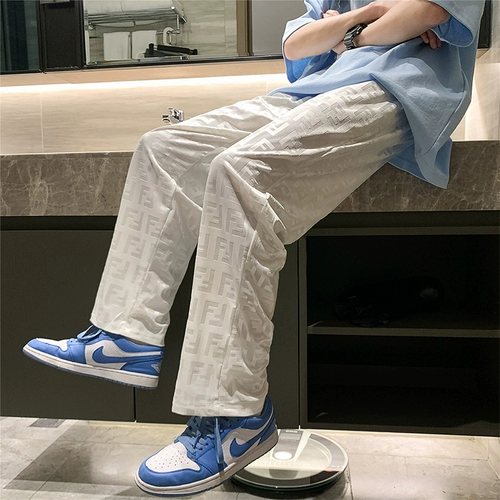 Шелковистые повседневные брюки, трендовые осенние штаны, свободный прямой крой, изысканный стиль