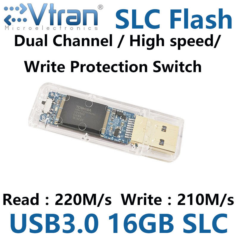 Read and write 200M 16G SLC USB3 0 U disk IS903SLC transparent anti-burn protection high speed 16G SLC