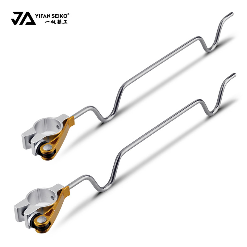 One Sail Fine Fishing Desk Bailing Bracket Thickened Stainless Steel Bailing Net Rack Fishing Desk Accessories Pituitary Fishing Supplies