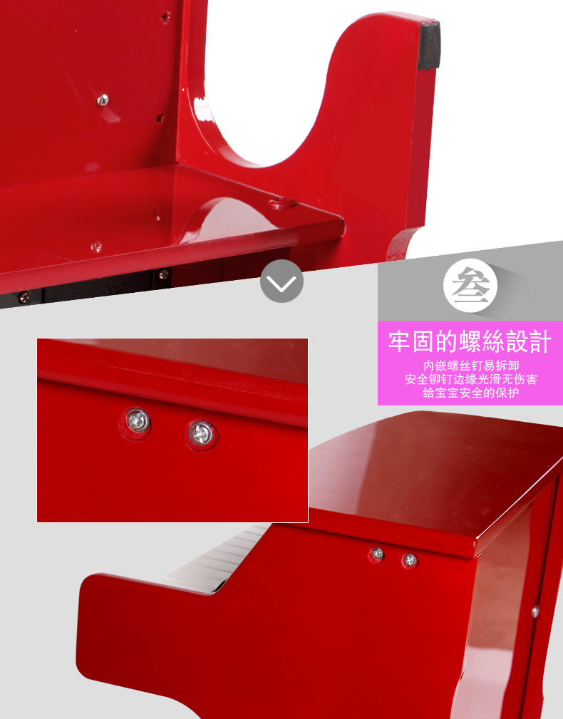 25 phím đàn piano nhỏ bé giáo dục sớm câu đố piano gỗ Bàn phím đồ chơi trẻ em có thể chơi quà tặng cho người mới bắt đầu - Đồ chơi nhạc cụ cho trẻ em đàn piano mini cho bé