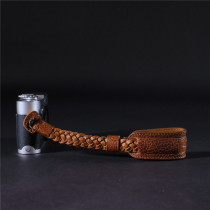 cam-in vintage style cowhide camera wristband ring strap leather woven wristband micro single