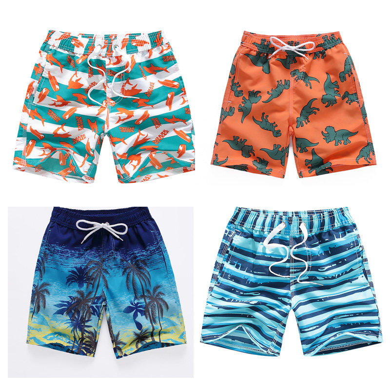 送料無料 子供用夏用水泳・ビーチ用速乾パンツ、ビーチバケーションショーツ、男の子用温泉ショーツ