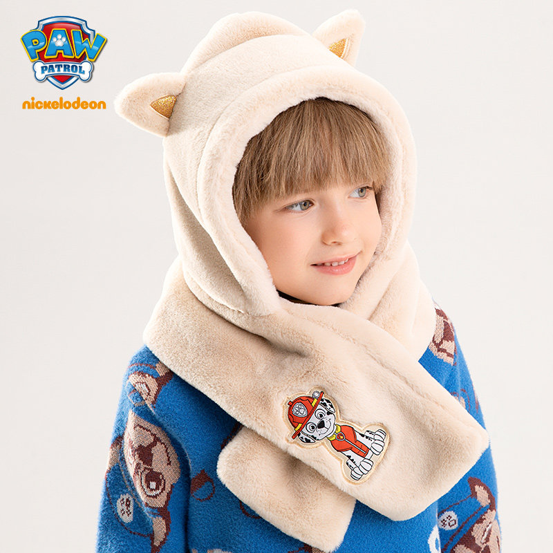 PAW PATROL 汪汪队立大功 20年冬季款 儿童保暖连帽围脖 天猫优惠券折后¥39包邮(¥49-10)4色可选