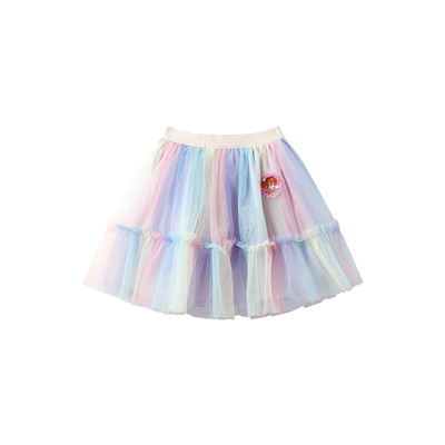 汪汪队衣服2021夏季新款可爱梦幻时尚公主裙女童A字半身裙潮款